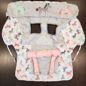 Go By Goldbug Shopping Cart Cover Multicolor Horses & Unicorns